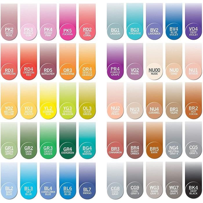 

CHAMELEON 52-PEN MARKER COMPLETE SET