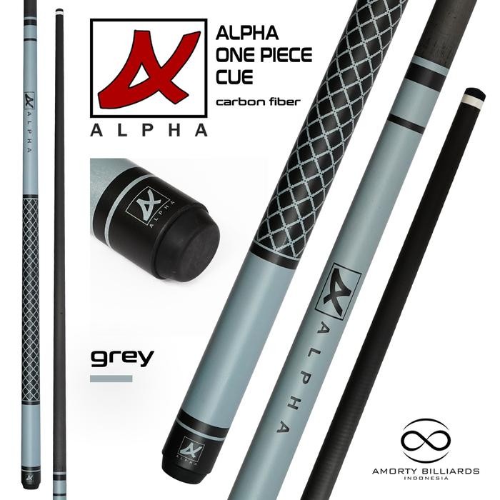[Terlaris Di Toko Kami] Alpha Carbon 1 Piece Cue / Stick Play Billiard Best Seller