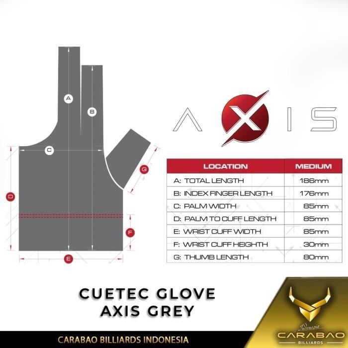 [Terlaris Di Toko Kami] Cuetec Glove Axis Noir Edition Best Seller