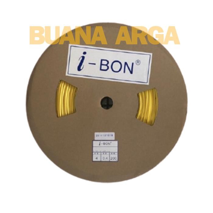 

MARKER TUBE IBON 4.0 UNTUK KABEL 2.5MM HIJAU / KUNING