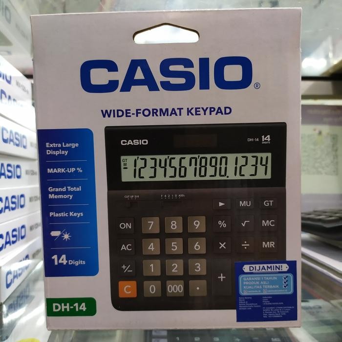 

Ready Kalkulator Casio Dh 14 Digit
