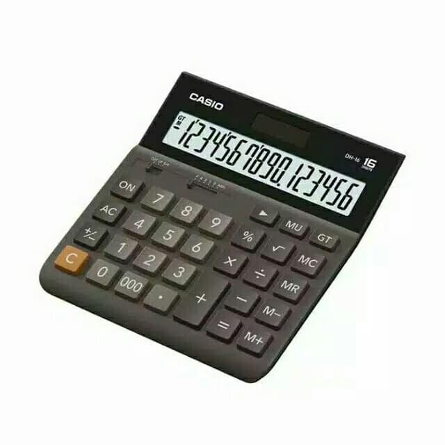 

Ready Kalkulator Calculator Casio Meja Dagang Dh-16 16 Digit Original