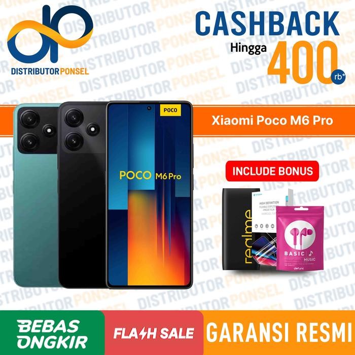Gadgetra- Xiaomi Poco M6 Pro 8/256 Gb Garansi Resmi Poco M6 Pro Not X5 X6 M4 Pro