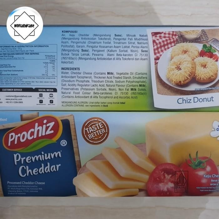 

BARANG TERLARIS keju prochiz cheddar cheese premium 2kg