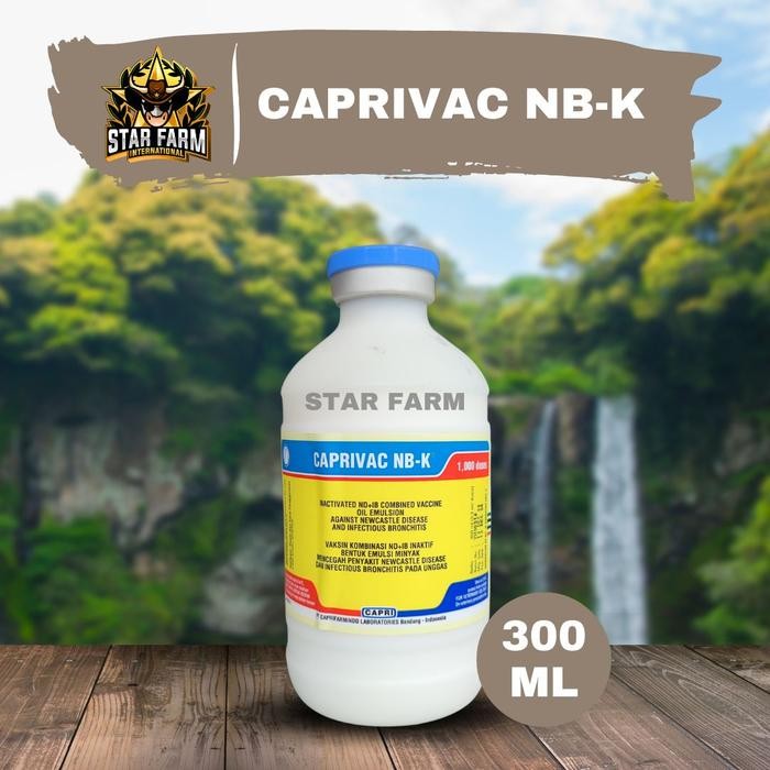 best seller] Vaksin Caprivac NB-K 1000 Dosis 300ml - Star Farm