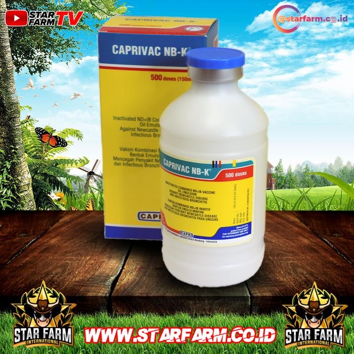 populer] Vaksin Caprivac NB-K 500 dosis 150 ML - Star Farm