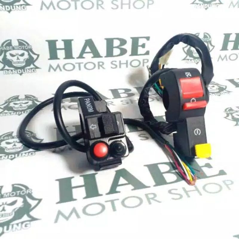 Saklar kanan kiri variasi motor saklar lampu klakson sen stater on-off lampu