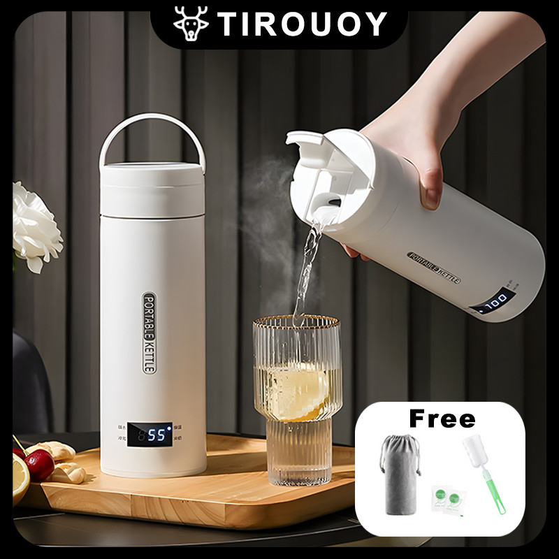 Pemanas Air Listrik Mobil Electric Thermos Kettle Portable 500 ml Portable Dengan Pemanas