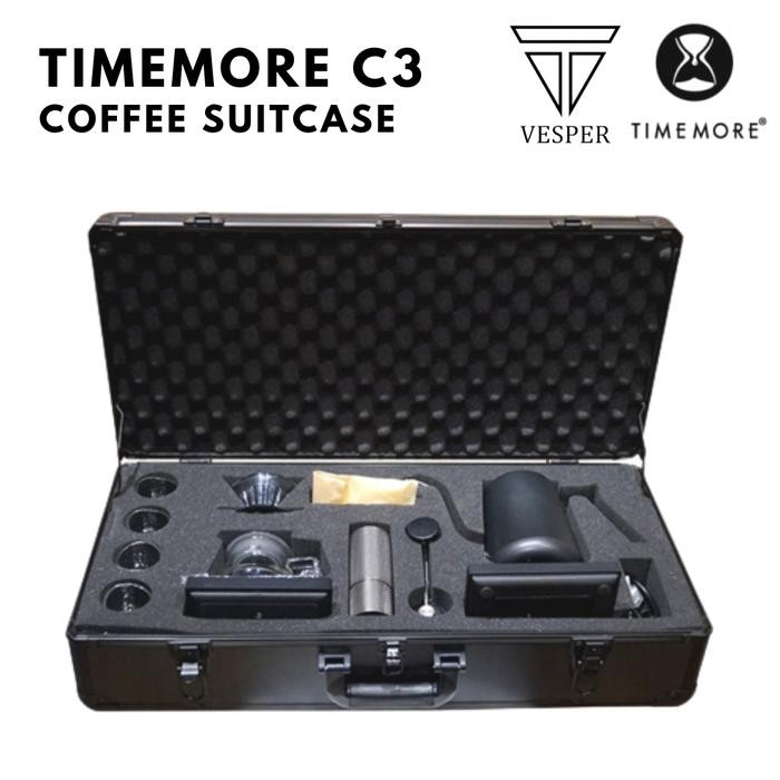 timemore coffee suitcase C3S / paket lengkap alat kopi set portable travel