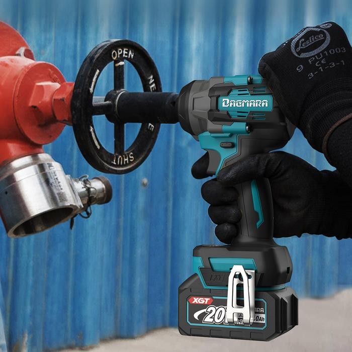 Dagmara 1/2 Inch 500N.m Brushless Impact Wrench DIW500 bor baterai portabel
