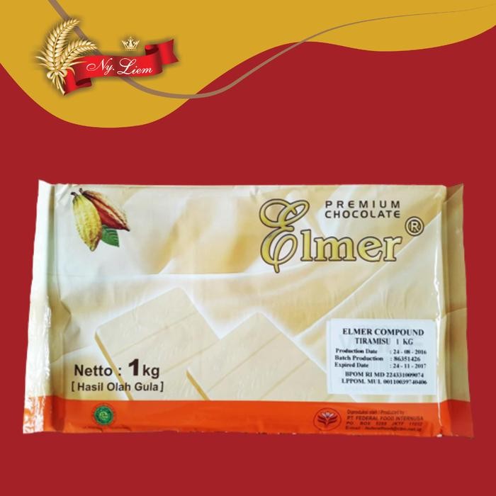 

ELMER Chocolate Compound / Cokelat Masak TIRAMISU 1 kg