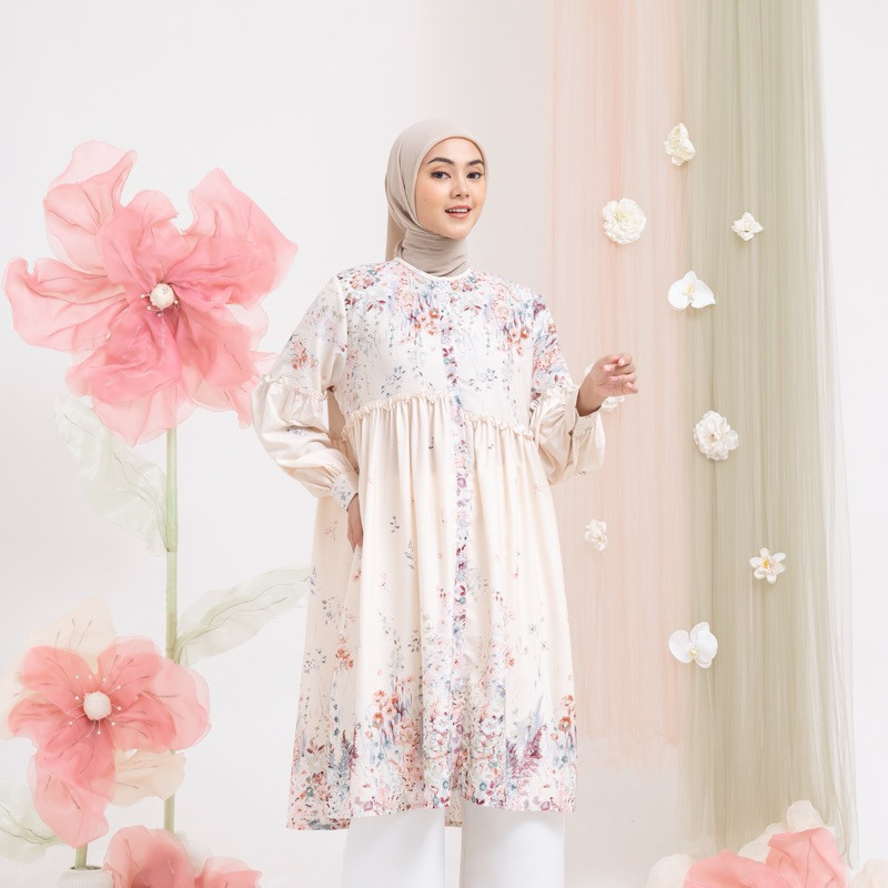 Kanaya Tunik Motif Bunga Jumbo