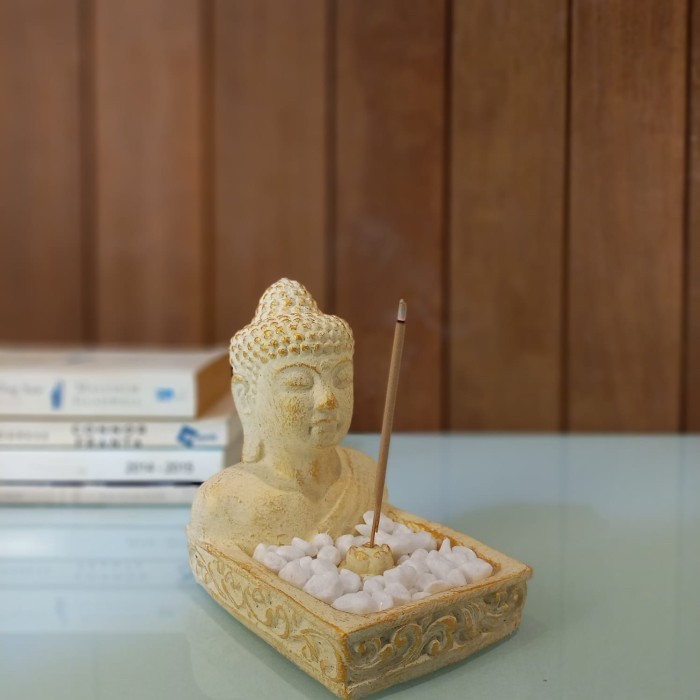 Leolle Zen Garden Mini Tempat Dupa Kerucut Bhukur Dupa Stick Aromaterapi Bali