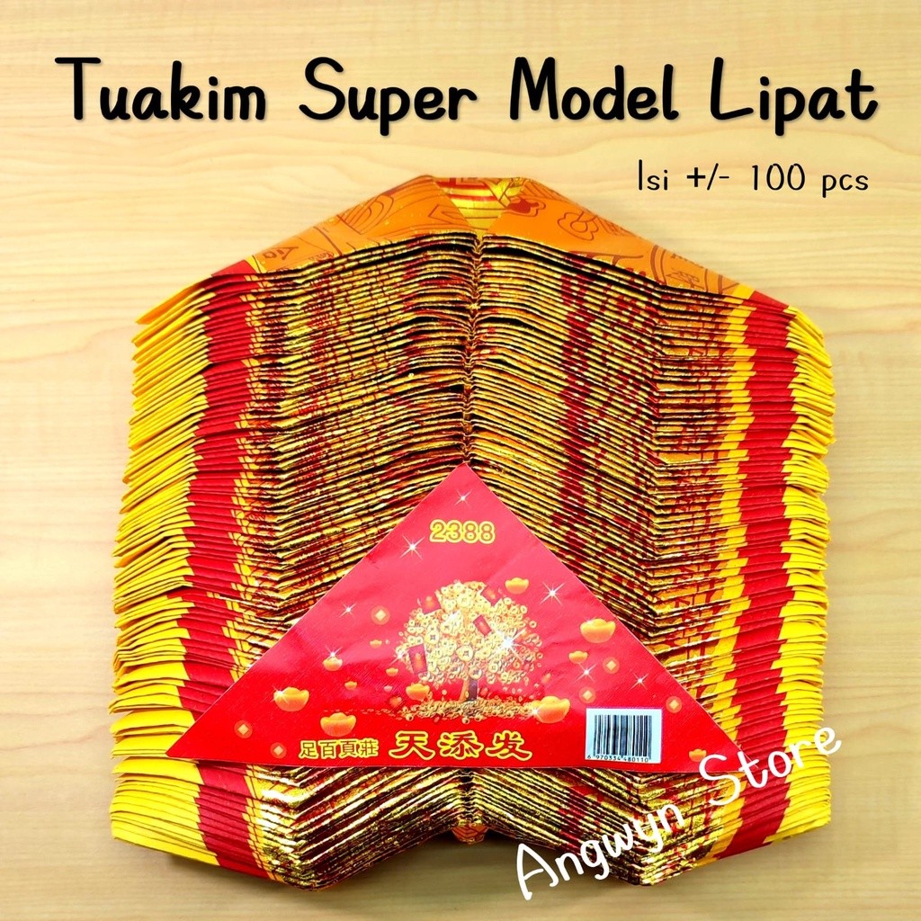 Kertas Sembahyang / Tuakim Super 2 Model Lipat Yen Bao / Yen Pao