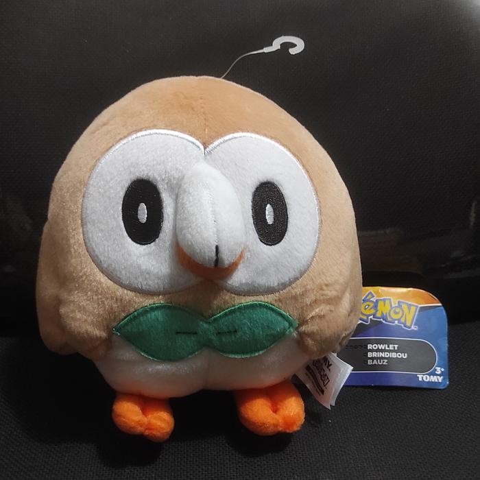 Terbaru Boneka Plushie Pokemon Rowlet Original Tomy