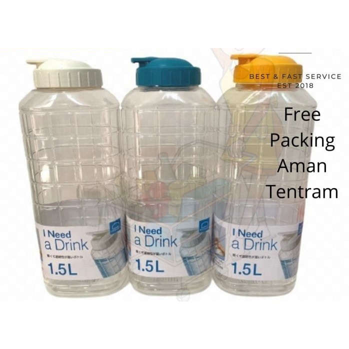 Terlaris Lock&Lock Bottle 1.5 Liter Botol Lock and Lock Botol Minum