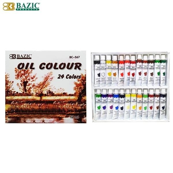 

Bazic Oil Colour 24 Colors Bc-567 - Cat Minyak