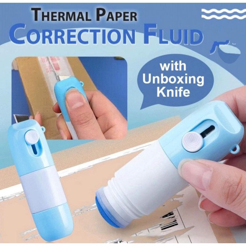 

Box Opener Roller Stamp Cutter / Pembuka Dan Penghapus Resi Paket