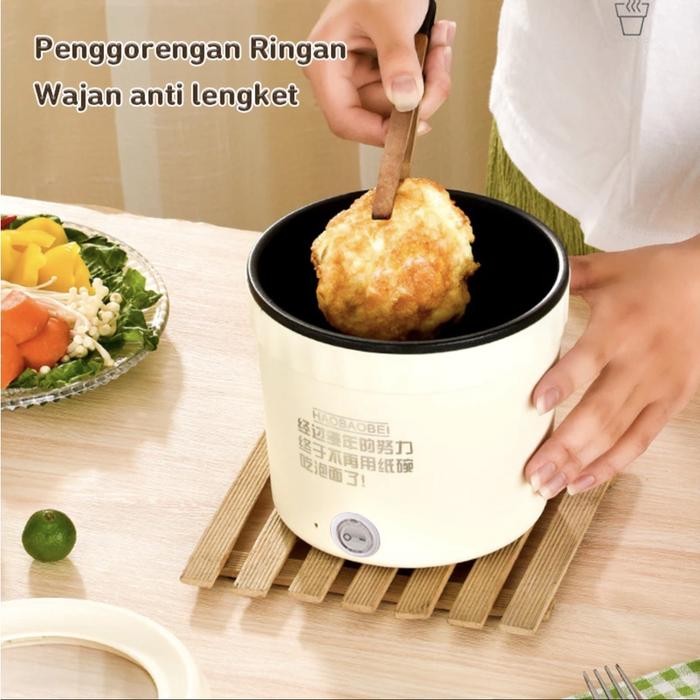 Rice Cooker Mini Portable Kapasitas 1 Liter / Magic Com Mini Serbaa #Gratisongkir