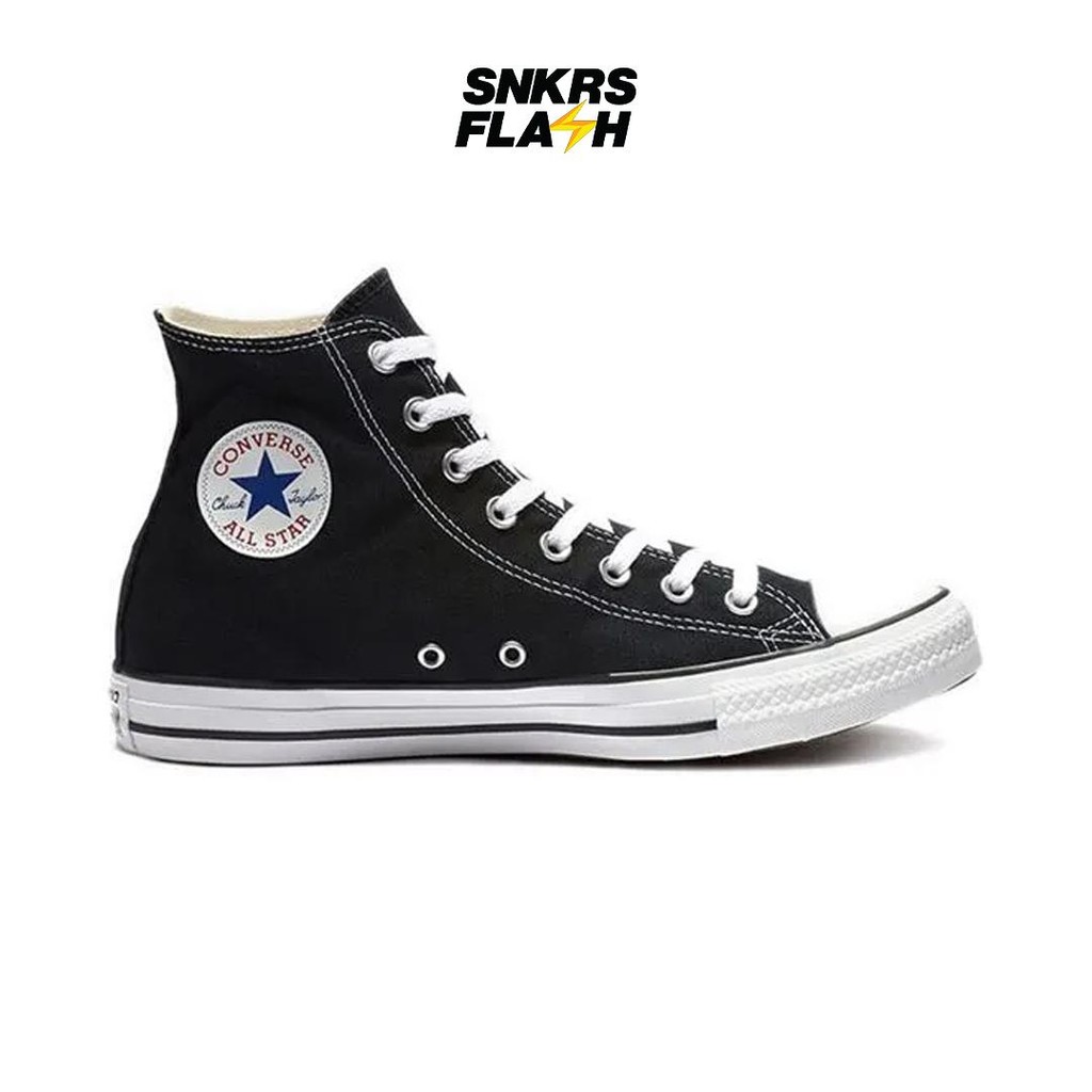 CONVERSE Ct As Hi Canvas Black White Sepatu Sneakers Unisex - M9160C