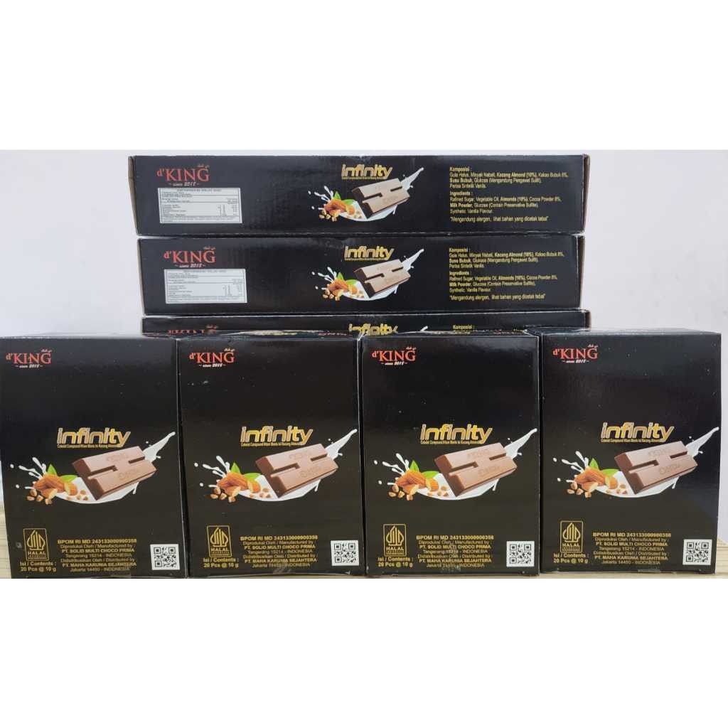 

D'KING COKELAT INFINITY (1 KOTAK ISI 4 PACKS) HARGA TERMURAH