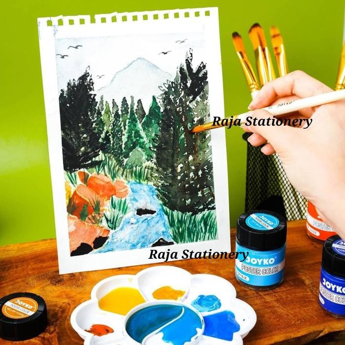 

Joyko Brush Set Acrylic / Set Kuas Lukis Cat Akrilik Air Poster Br #Gratisongkir