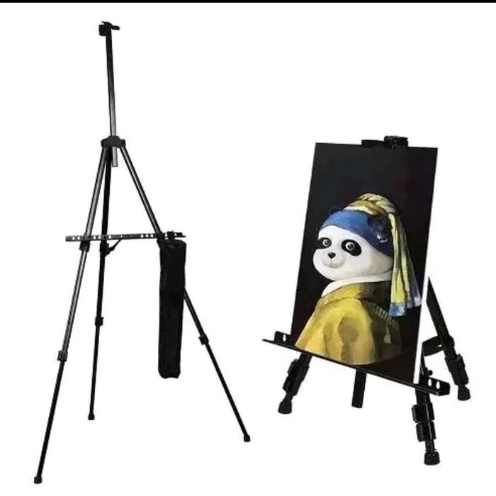 

Easel Lukis Lukisan Easel Frame Foto Wedding Stand Besi Canvas Cat Stationery #Gratisongkir