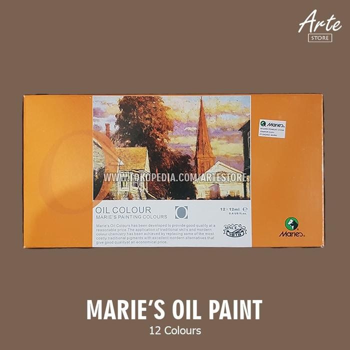 

Cat Minyak - Maries Oil Color Set 12 Warna #Gratisongkir