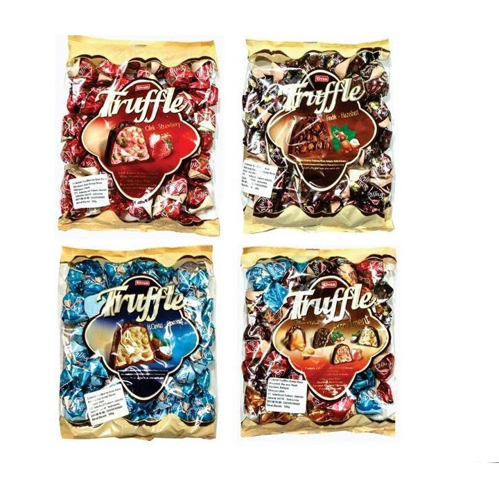 

(BERKAH) Elvan Truffle Chocolate 400gr Coklat Assorted Caramel Hazelnut Strawberry Turkey Arab