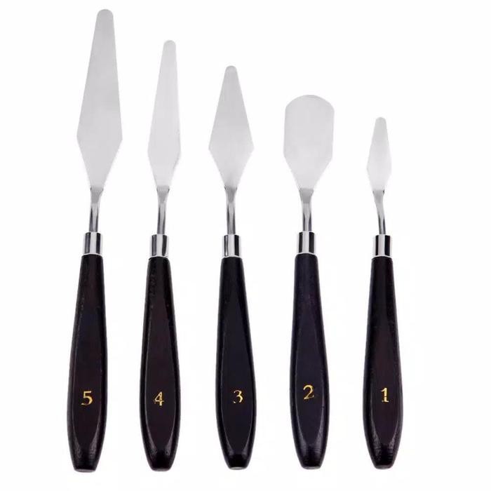 

Palette Knives Set Scraper Alat Lukis Painting Spatula Stainless #Gratisongkir
