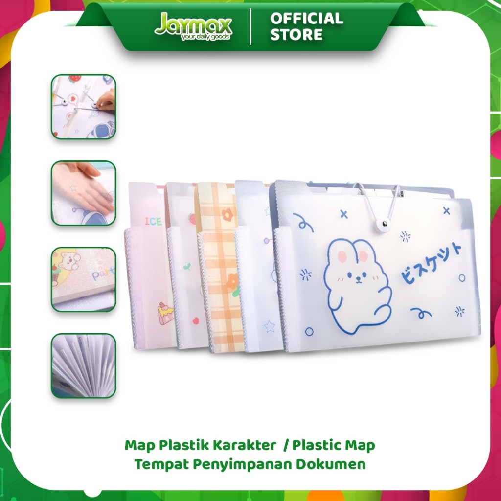 

Map Plastik Karakter / Plastic Map / Tempat Penyimpanan Dokumen