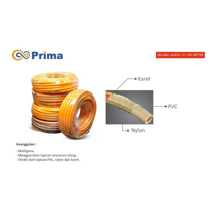 Unik Selang Angin Kompresor Shark 20Meter