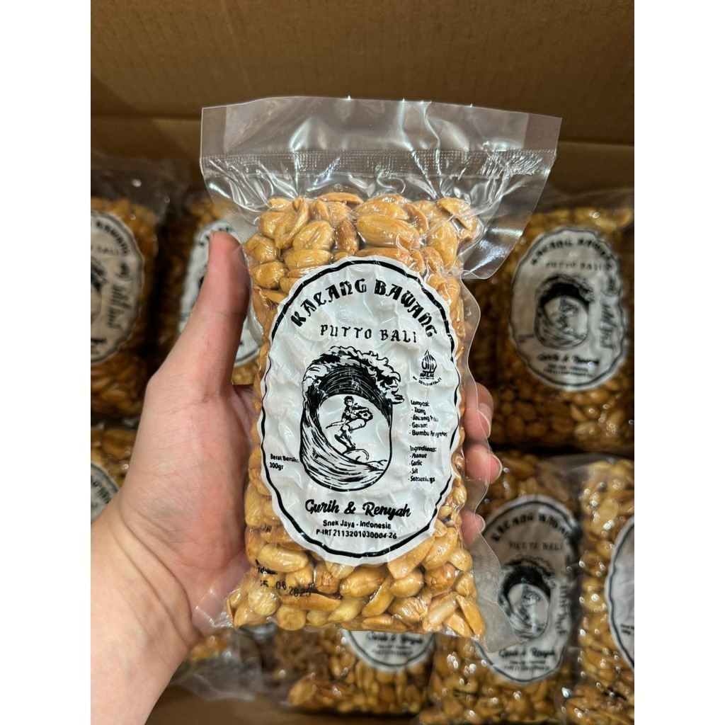 

KACANG KAPRI BAWANG PUTTO BALI 300GR / KACANG BAWANG BALI ASIN GURIH