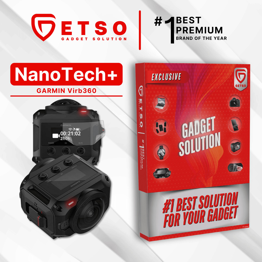 GETSO EPU BIO GENESIS Hydrogel for Garmin VIRB 360 / Screen Guard (Nanotech+ 100% Recycle) Premium H