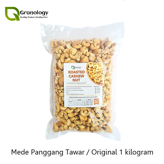 

Roasted Mede / Kacang Mede Oven Pure Original Sehat (1 Kilogram) by Granology