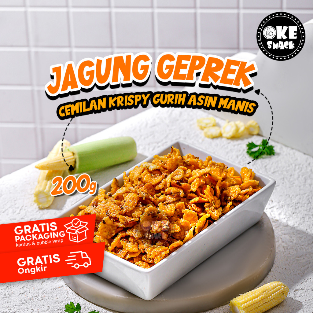 

Jagung Geprek Cemilan 200g