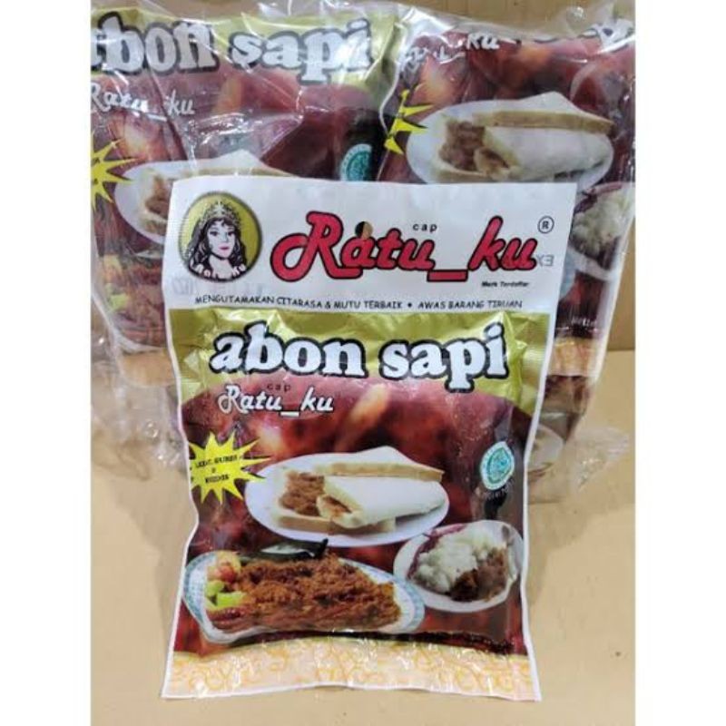 

Abon Sapi Ratu_Ku 100 Gram 1 Pack Isi 10 Bungkus PROMO MURAH