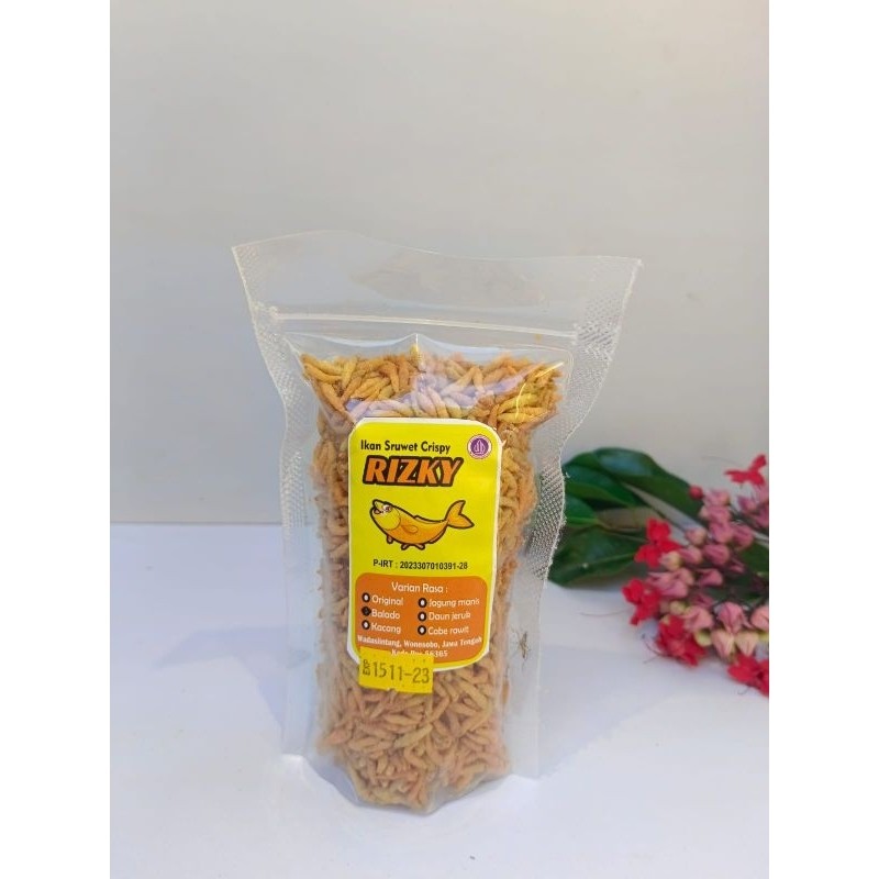 

IKAN SRUWET CRISPY enak gurih buat ngemil dan lauk pauk 100.gram
