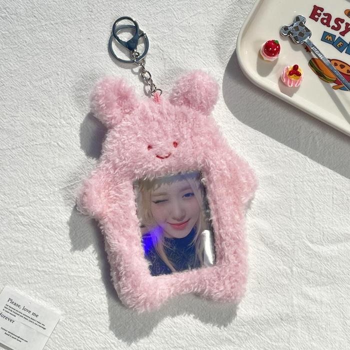 

Beruangshop Fluffy Pc Holder Photocard Gantungan Card