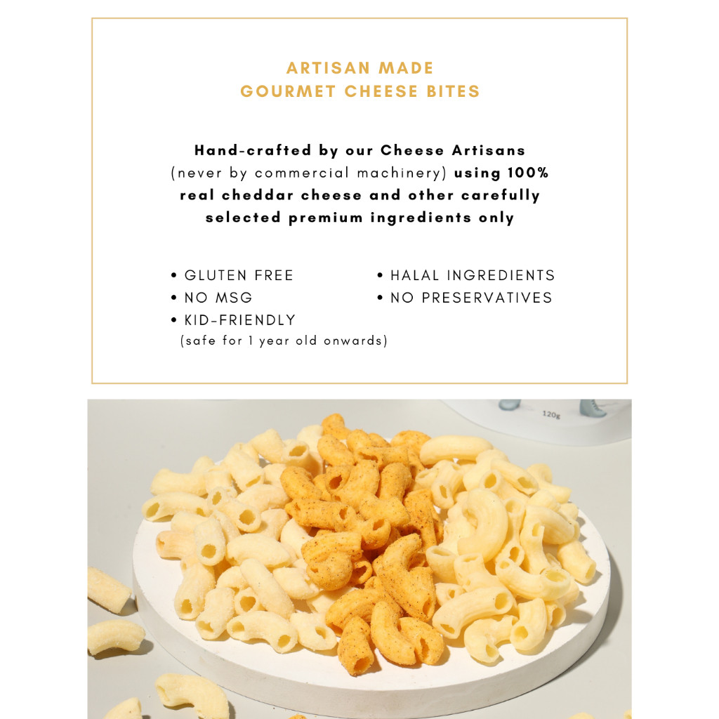 

Truffle Honey Butter Cheese Bites 70g - healthy snack by Sodachips (no MSG)