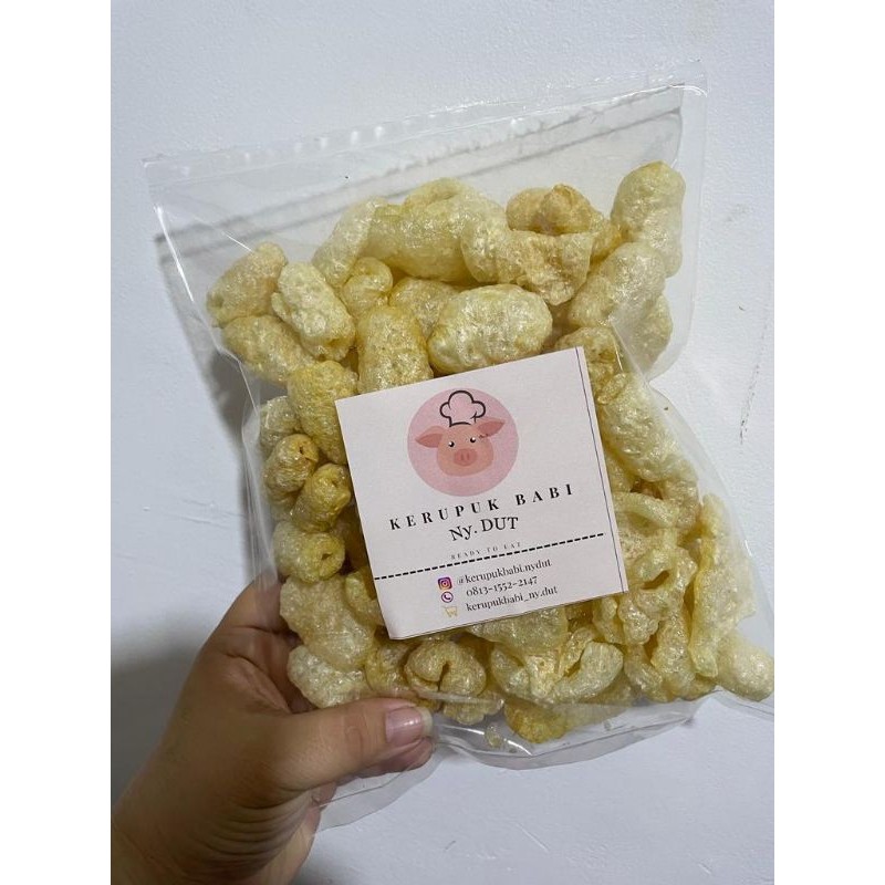 

kerupuk kulit babi kerubi kerupuk B2 toples 2liter rambak