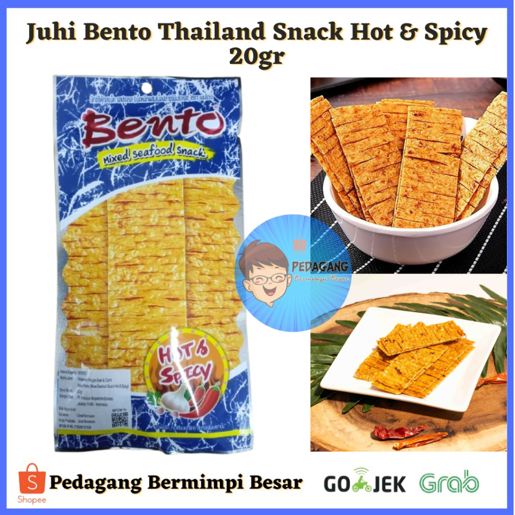 

Juhi Bento Thailand Snack Hot & Spicy 20gr Snack Thailand