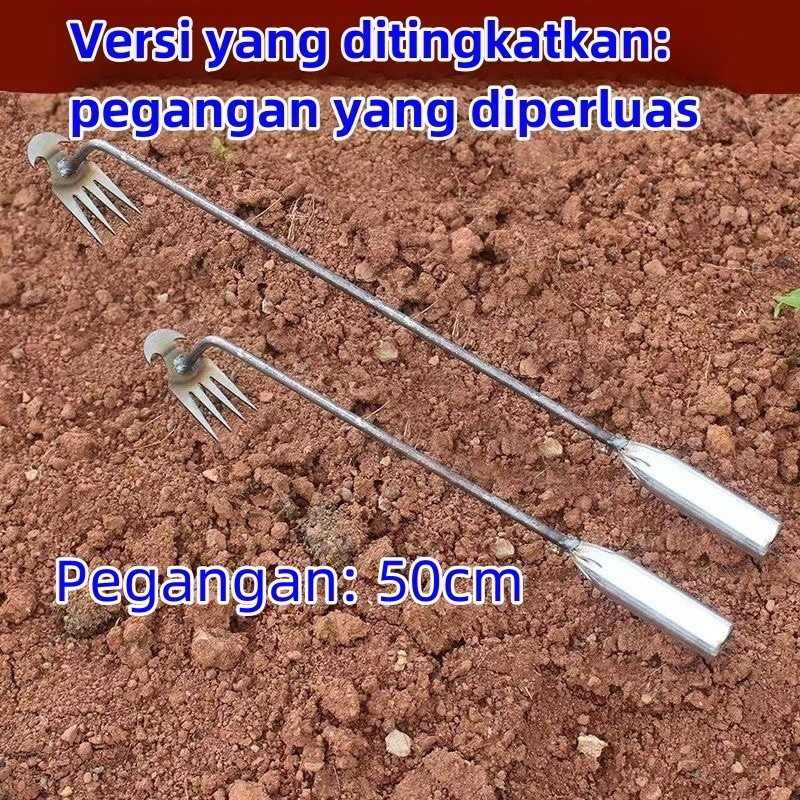 Weeding Garu Harrow Manual Weeding Hoe Weeding Penghapusan Puller Hoe Weeding Remover Multifungsi
