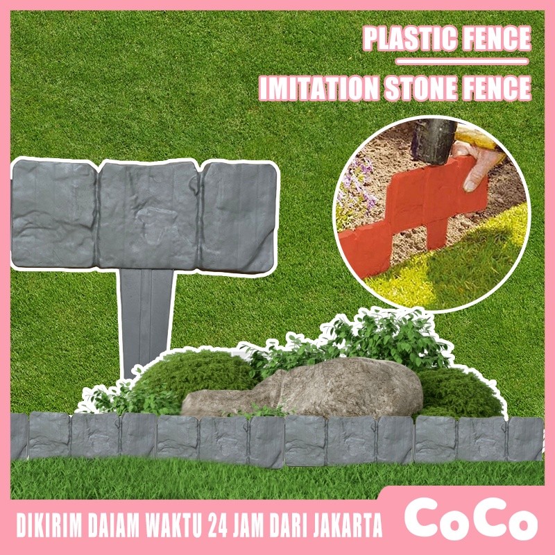 Pagar Kebun / Pagar Plastik / Pagar Plastik PVC Pagar Taman Shabby Chic Pagar Kebun Pagar Plastik