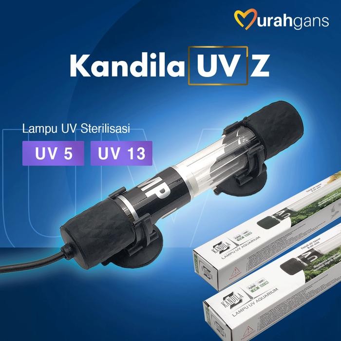 PREMIUM Lampu UV Aquarium Kandila UV 5 Watt 13 Watt UV Z Aquarium