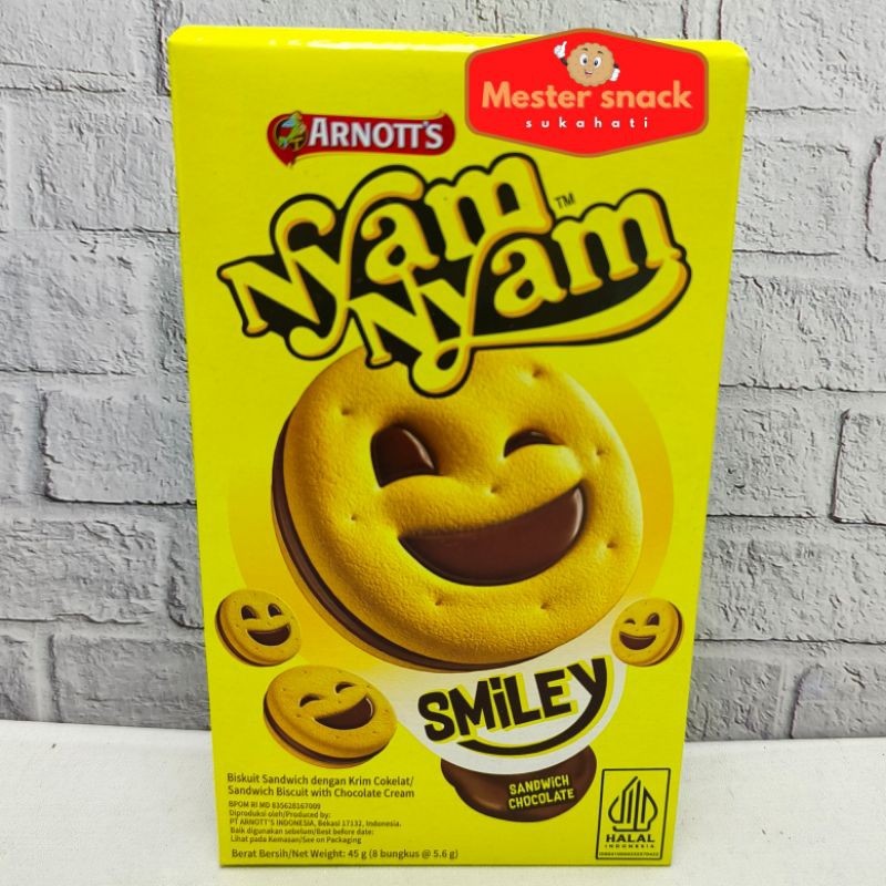 

Nyam Nyam Smiley Biskuit Senyum Biskuit Enak