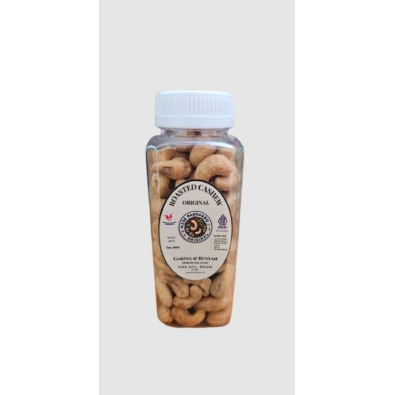 

Kacang Mede Panggang Roasted Chasew Original Asin Kemasan Botol 135g