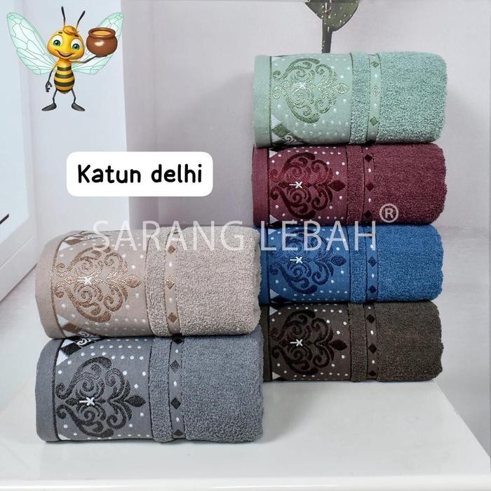 New SATUAN Handuk katun bagus sarang lebah 480 gram uk 70x140 Kado