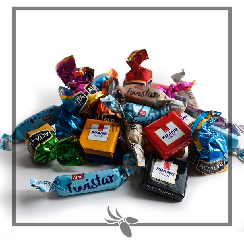 

Coklat Arab MIX 1 Kg Altalita,Truffle,Frame,Alysa,Twistar