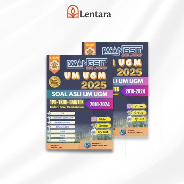 

TERLARIS WANGSIT OM JERO - BUKU WANGSIT OM JERO UTUL UGM SAINTEK - BUKU SOAL UM UGM 2025 - WANGSIT